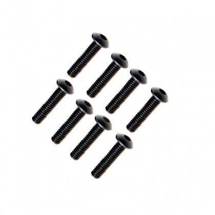 FTX Button Head Hex Screw M4 X 16mm (8pc)
